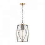 Beckworth Ceiling Lantern In Antique Brass Finish With Clear Glass Shade LA3756486-Q