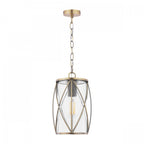 Beckworth Ceiling Lantern In Antique Brass Finish With Clear Glass Shade LA3756486-Q