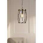 Beckworth Ceiling Lantern In Antique Brass Finish With Clear Glass Shade LA3756486-Q