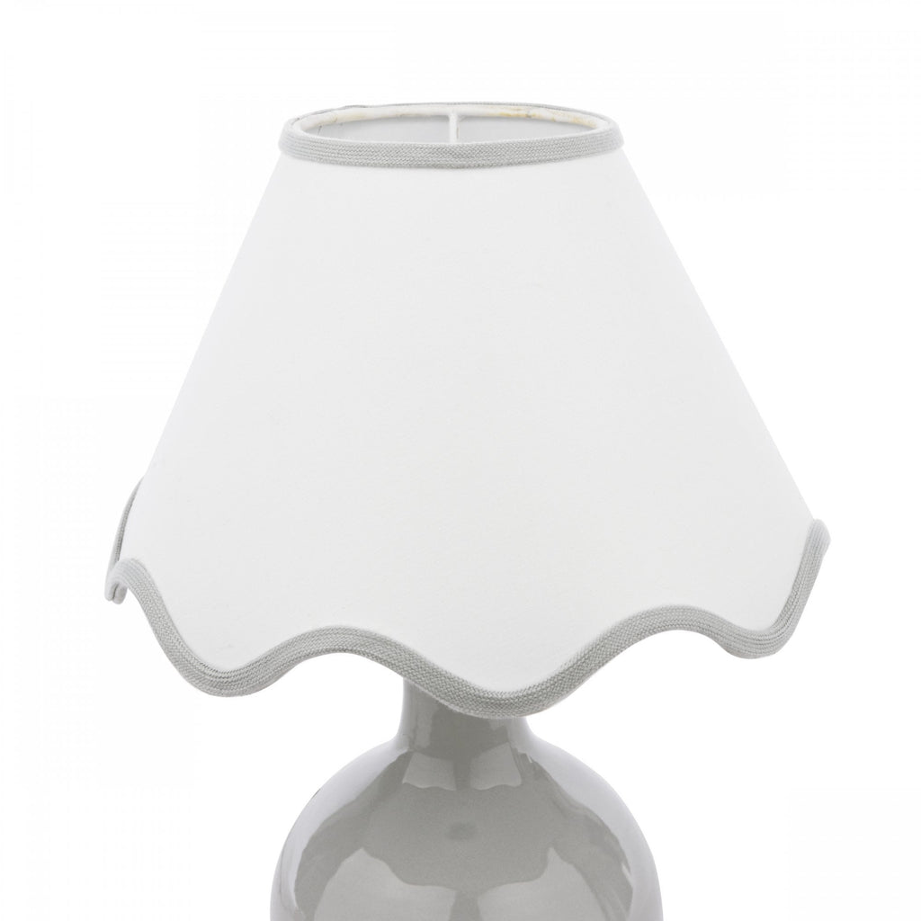 Bramhope Table Lamp In Grey Ceramic With Shade LA3756614-Q