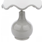 Bramhope Table Lamp In Grey Ceramic With Shade LA3756614-Q