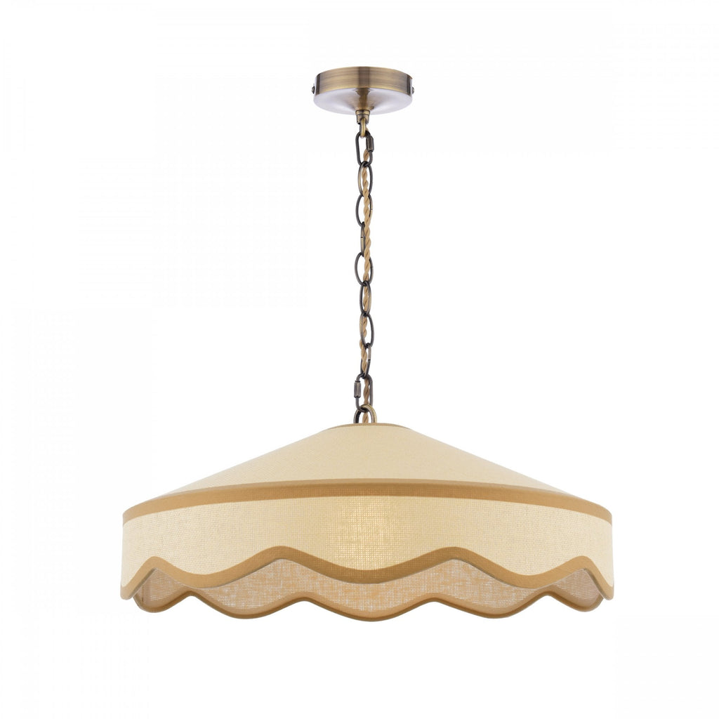 Buckenham Ceiling Pendant Light in Rattan Effect ShadeLA3756608-Q