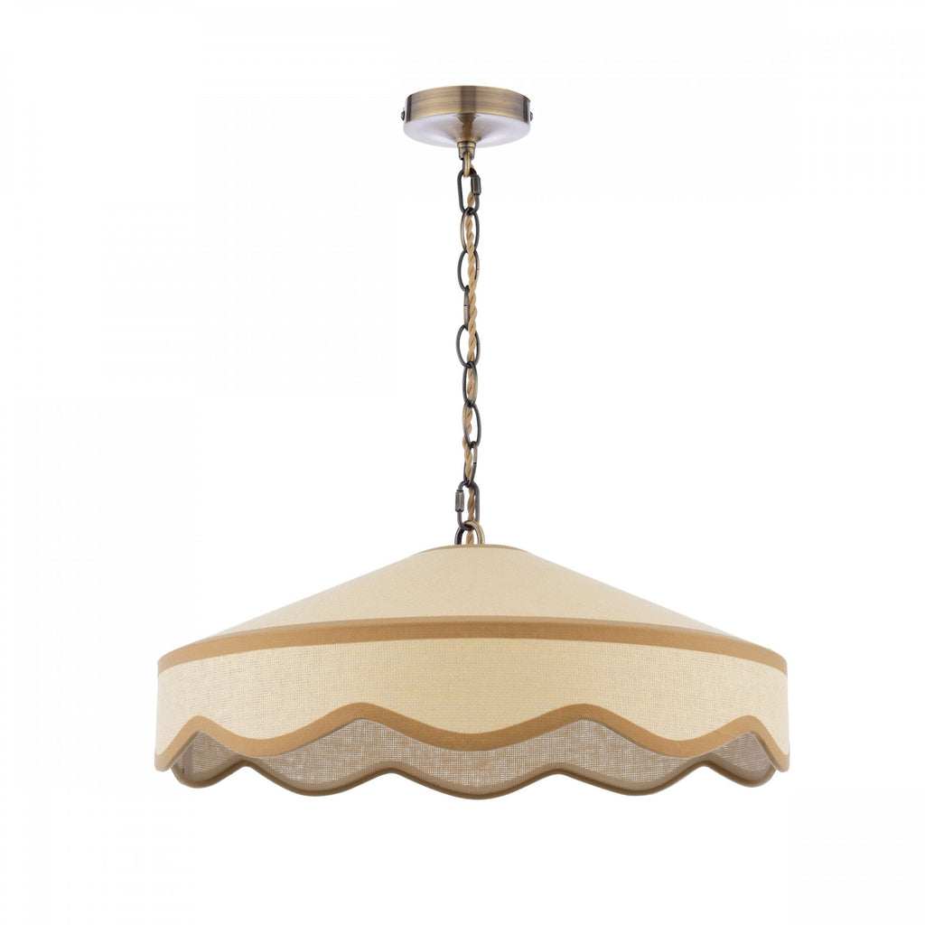 Buckenham Ceiling Pendant Light in Rattan Effect ShadeLA3756608-Q