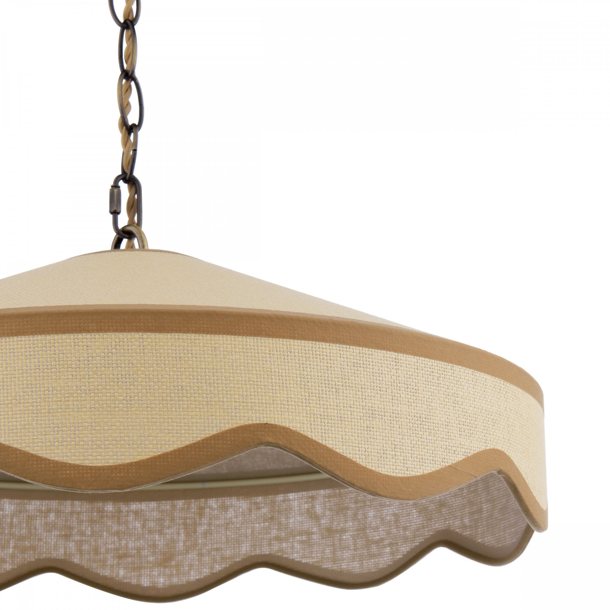 Buckenham Ceiling Pendant Light in Rattan Effect ShadeLA3756608-Q
