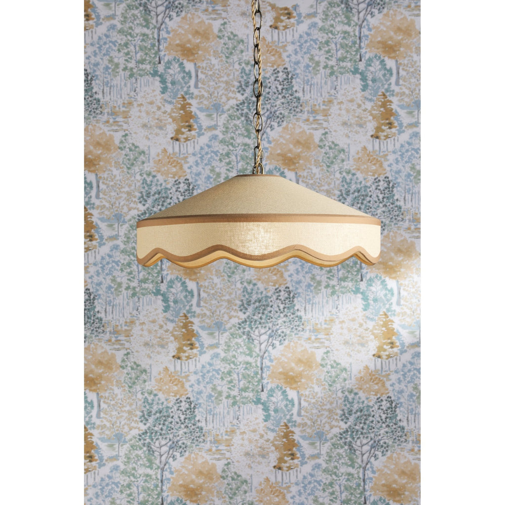 Buckenham Ceiling Pendant Light in Rattan Effect ShadeLA3756608-Q