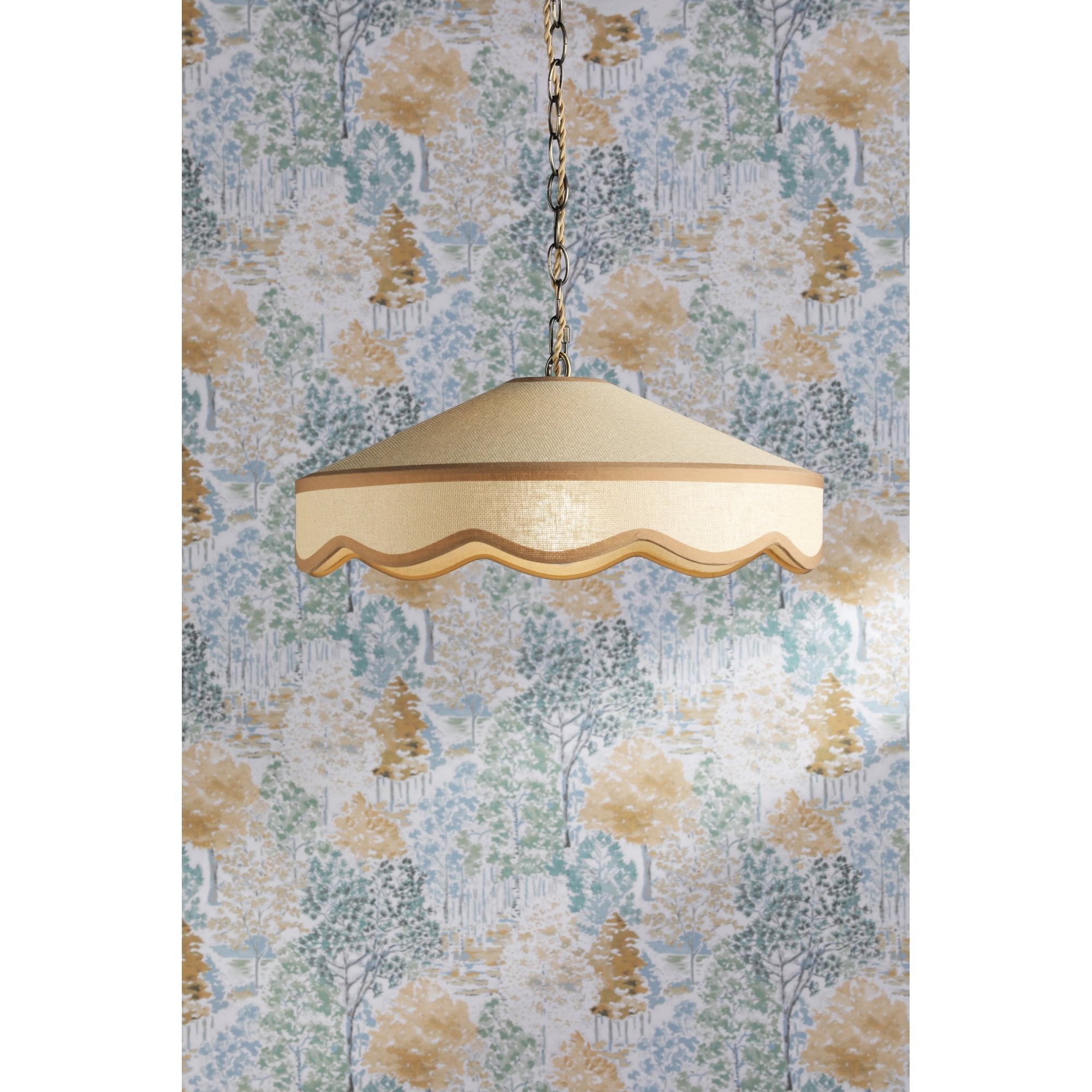 Buckenham Ceiling Pendant Light in Rattan Effect ShadeLA3756608-Q
