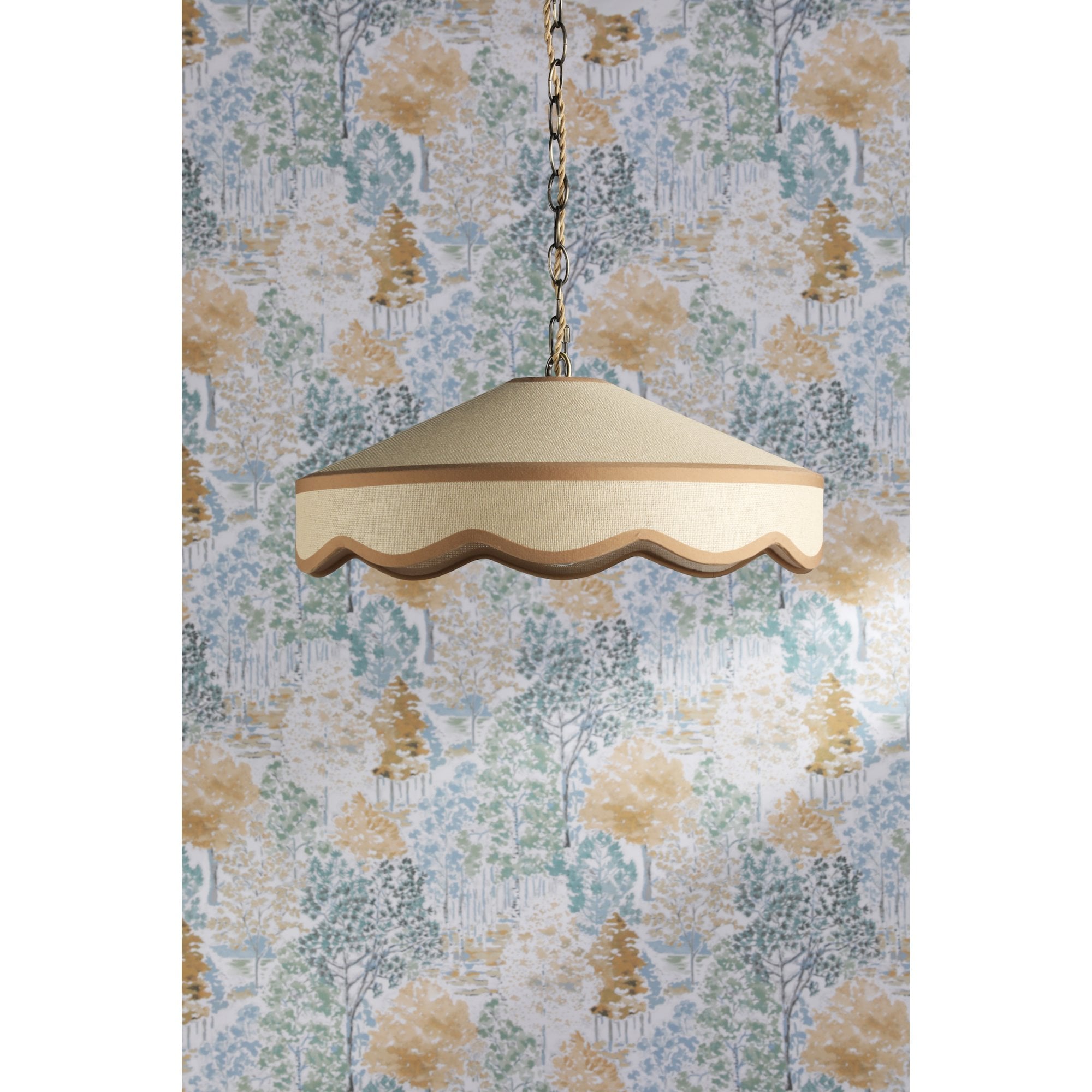 Buckenham Ceiling Pendant Light in Rattan Effect ShadeLA3756608-Q