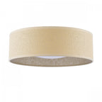 Buckenham 2 Light Rattan Flush Ceiling Light With White Frosted Acrylic LA3756607-Q