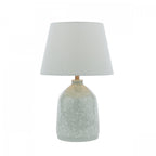 Campion Table Lamp In Blue Ceramic With Linen Shade LA3756621-Q