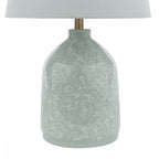 Campion Table Lamp In Blue Ceramic With Linen Shade LA3756621-Q