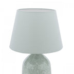 Campion Table Lamp In Blue Ceramic With Linen Shade LA3756621-Q