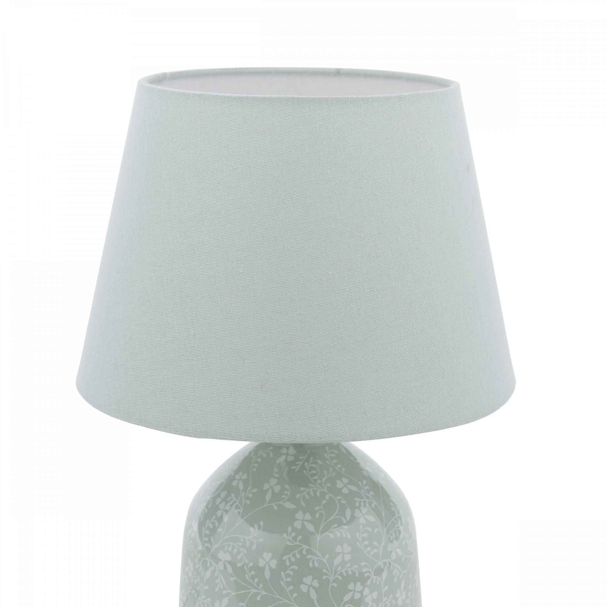 Campion Table Lamp In Blue Ceramic With Linen Shade LA3756621-Q