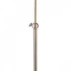 Dearham Floor Lamp In Antique Brass Finish With White Cotton Shade LA3756517-Q