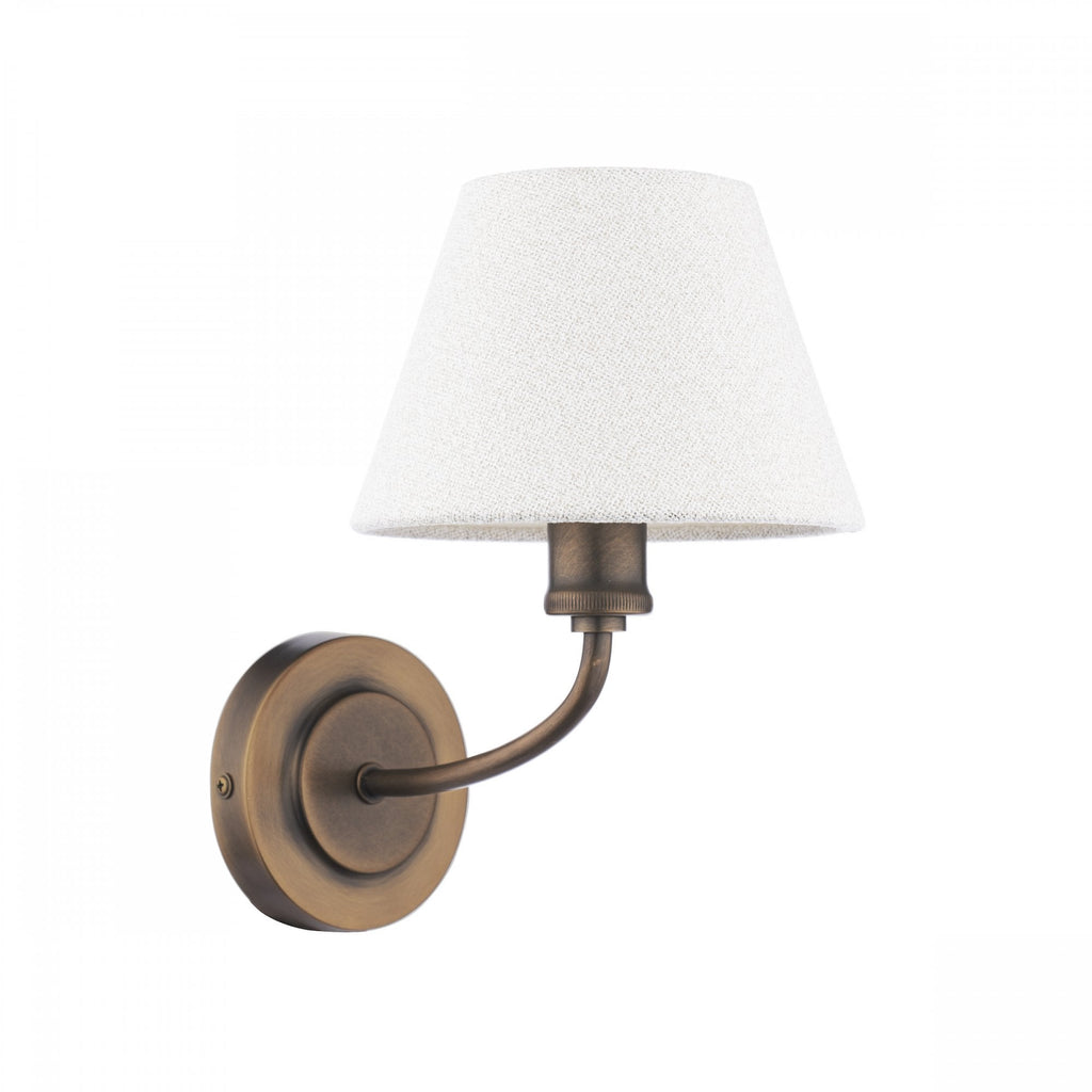 Denston Traditional Wall Light In Antique Bronze With Shade LA3756583-Q