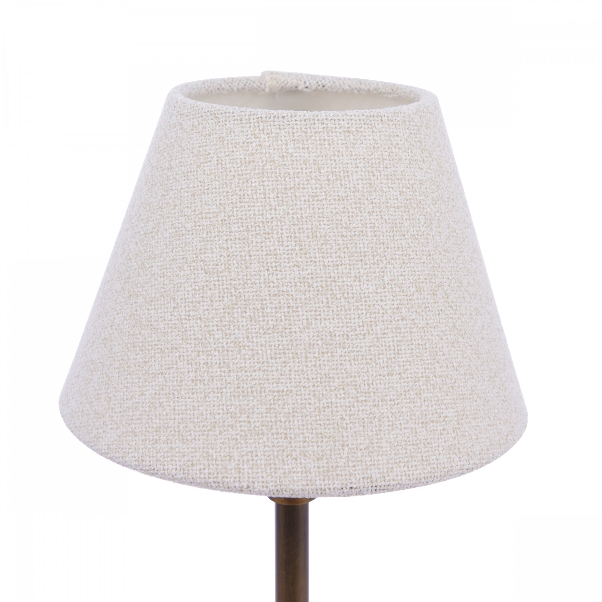 Denston Traditional Table Lamp In Antique Bronze With Cotton Shade LA3756584-Q