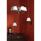 Denston Traditional Table Lamp In Antique Bronze With Cotton Shade LA3756584-Q