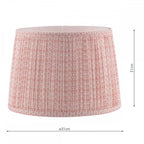 Gwendolen Pink Cotton Pattern Shade 30.5cm/12 inch LA3756077-Q