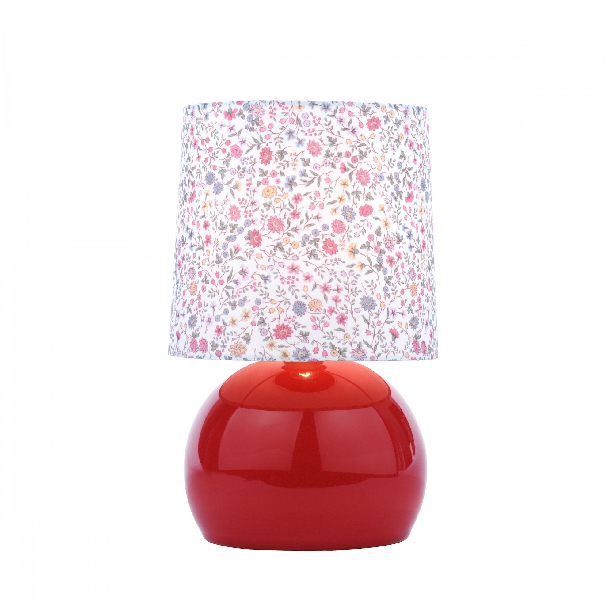 Knowlton Pink Crackle Glaze Table Lamp With Cotton Shade LA3756617-Q