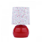 Knowlton Pink Crackle Glaze Table Lamp With Cotton Shade LA3756617-Q