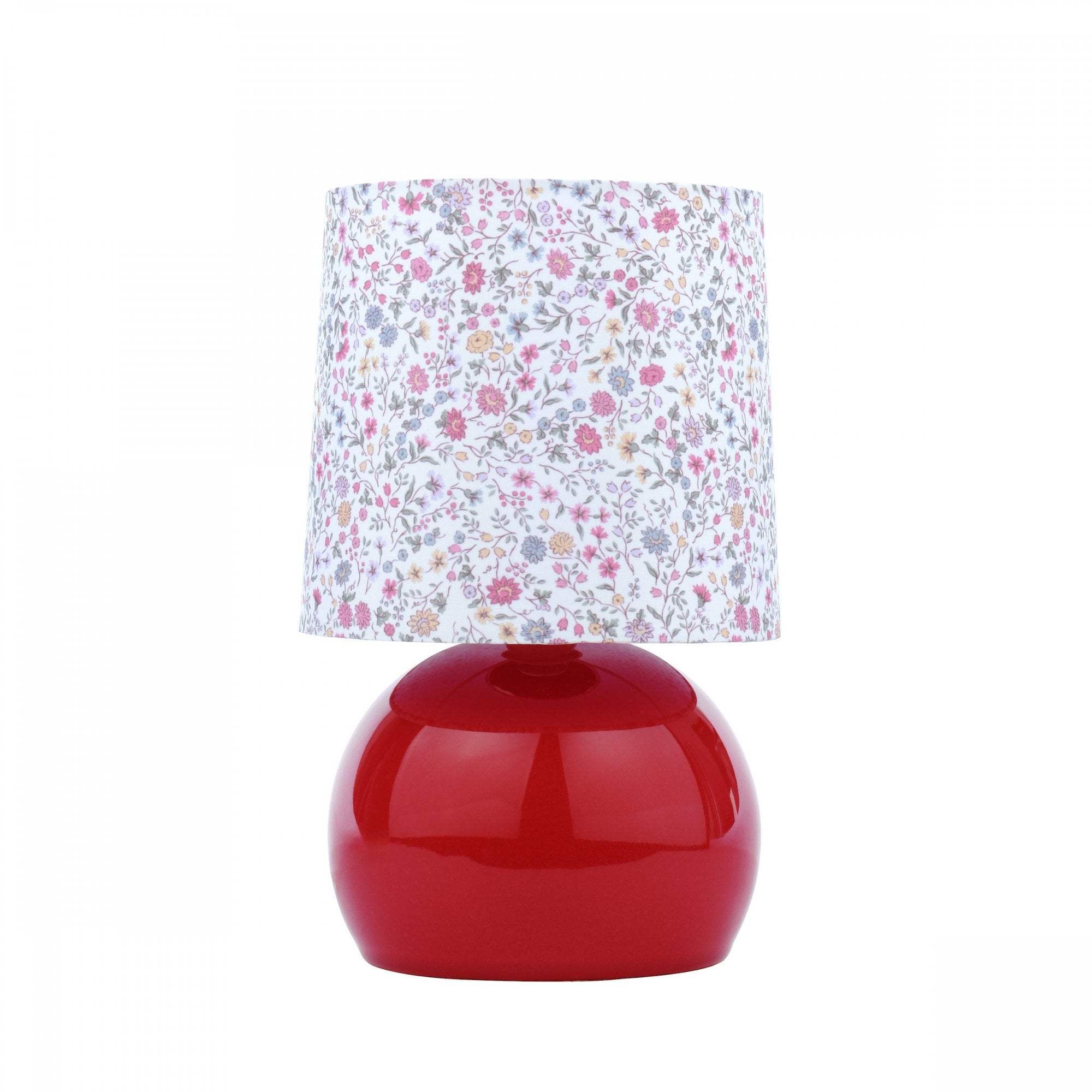 Knowlton Pink Crackle Glaze Table Lamp With Cotton Shade LA3756617-Q