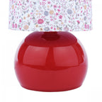 Knowlton Pink Crackle Glaze Table Lamp With Cotton Shade LA3756617-Q