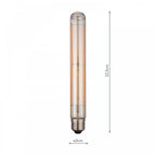 Vintage Dimmable Edison Screw LED Long Tube Lamp 6W 400LM 1800K