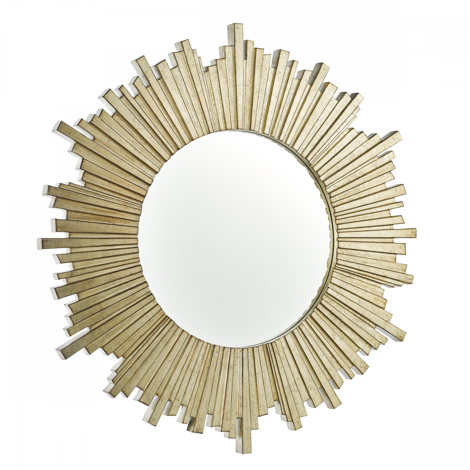 Lovell Round Mirror In Champagne Finish 99cm LA3589304-Q