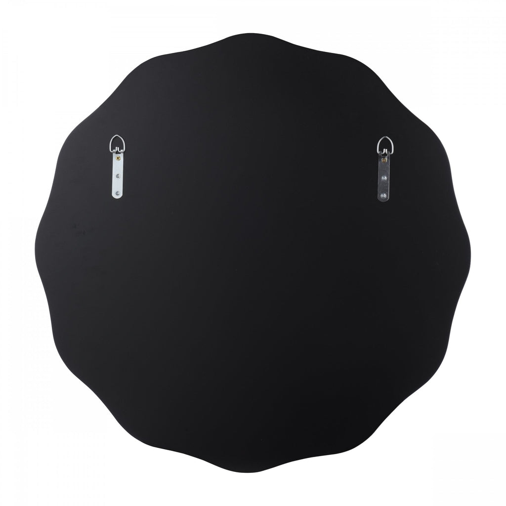 Medora Contemporary Round Mirror In Matt Gold Finish LA3756500-Q