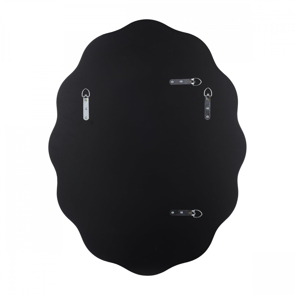 Medora Contemporary Oval Mirror In Matt Gold Finish LA3756499-Q