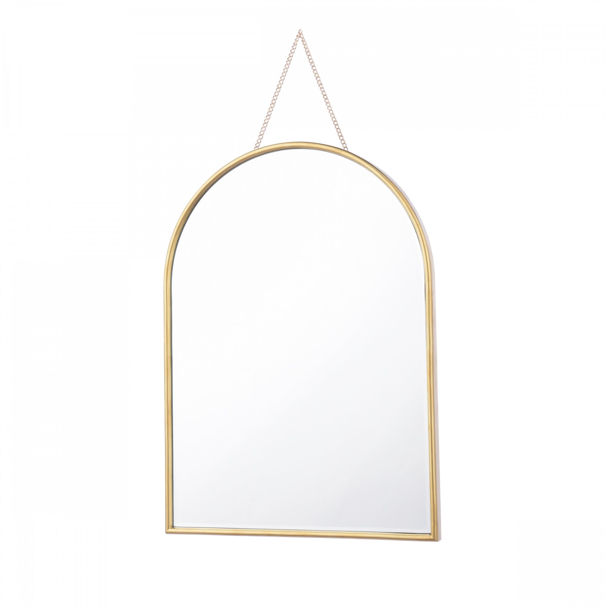 Roughton Hanging Mirror In Polished Brass Finish LA3756561-Q