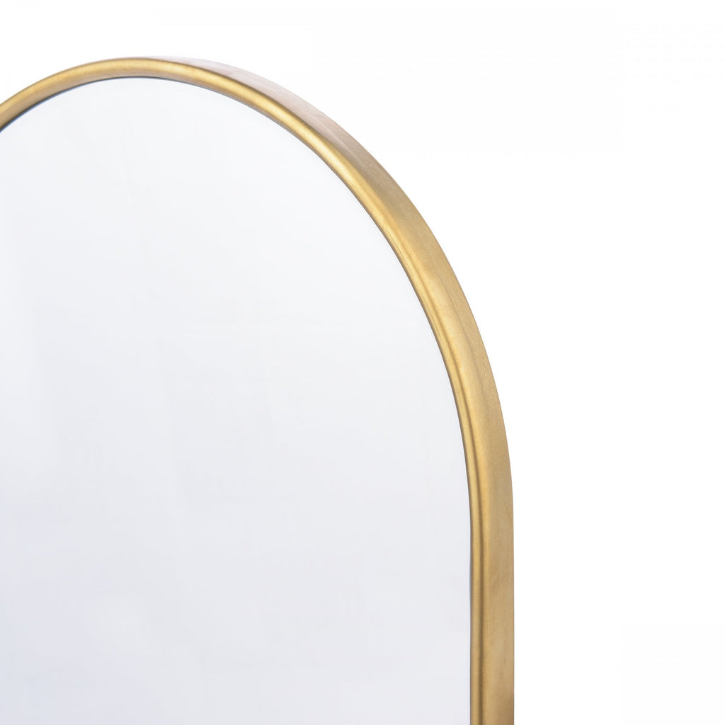Roughton Hanging Mirror In Polished Brass Finish LA3756561-Q