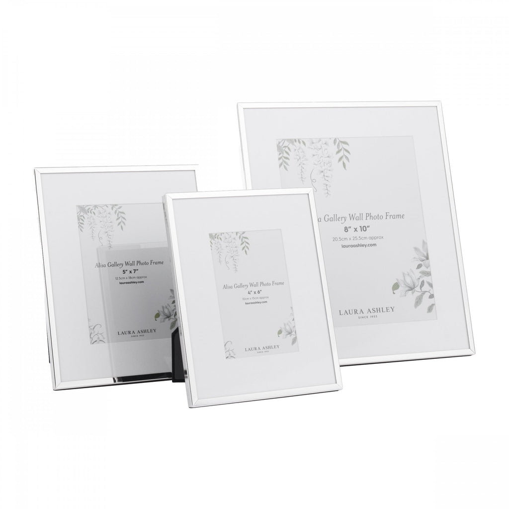 Alisa Set Of 3 Photo Frames In Polished Silver Finish LA3756483-Q