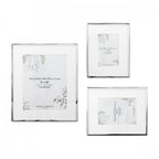 Alisa Set Of 3 Photo Frames In Polished Silver Finish LA3756483-Q