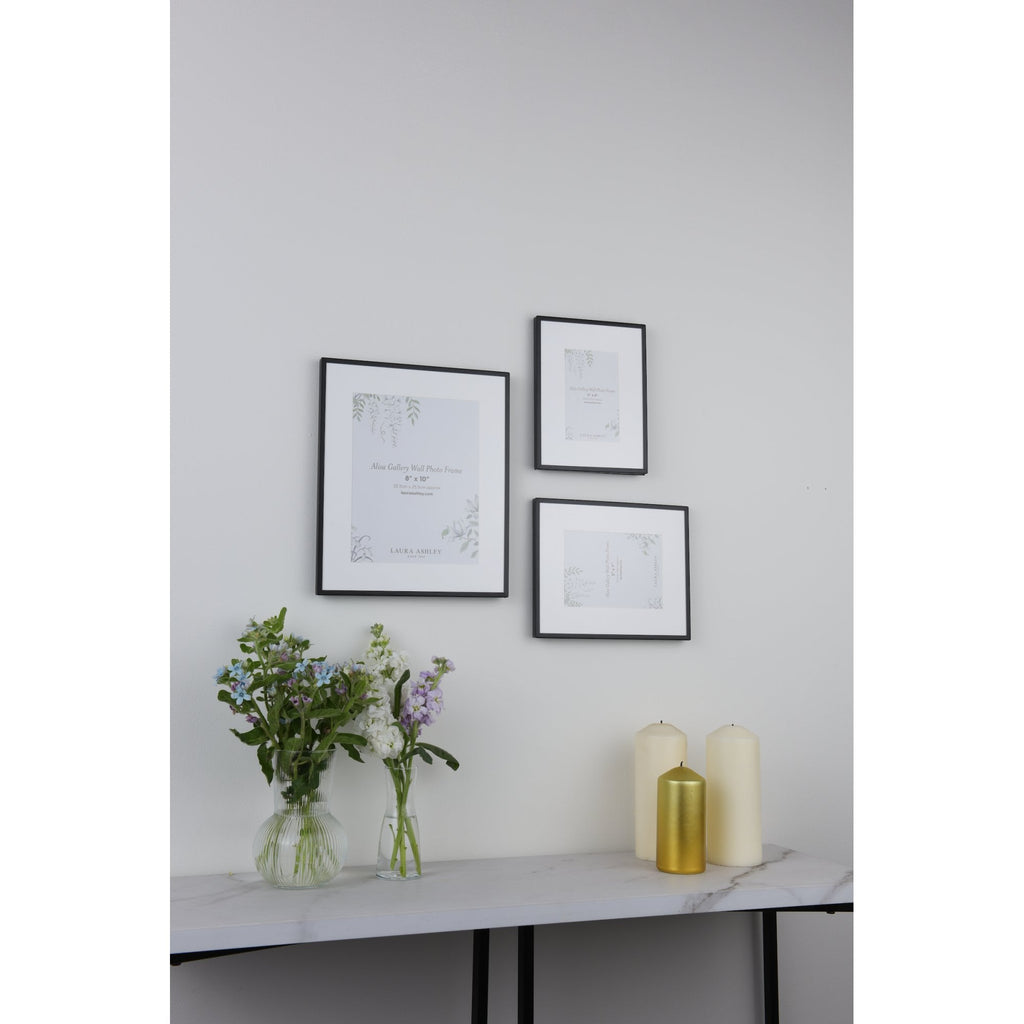 Alisa Set Of 3 Photo Frames In Matt Black Finish LA3756482-Q
