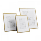 Alisa Set Of 3 Photo Frames In Polished Gold Finish LA3756481-Q