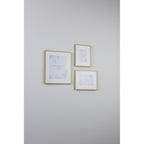 Alisa Set Of 3 Photo Frames In Polished Gold Finish LA3756481-Q