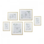 Alisa Set Of 6 Photo Frames In Polished Gold Finish LA3756548-Q