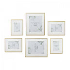 Alisa Set Of 6 Photo Frames In Polished Gold Finish LA3756548-Q