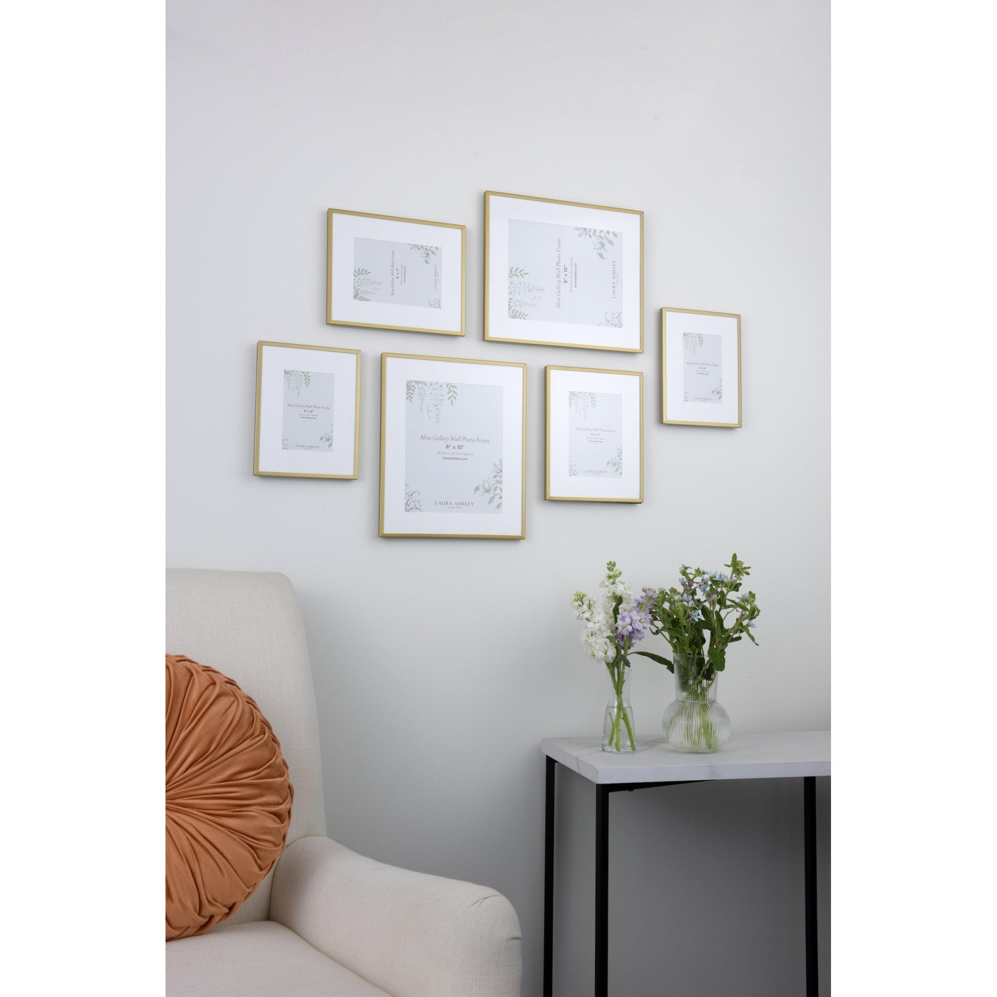 Alisa Set Of 6 Photo Frames In Polished Gold Finish LA3756548-Q