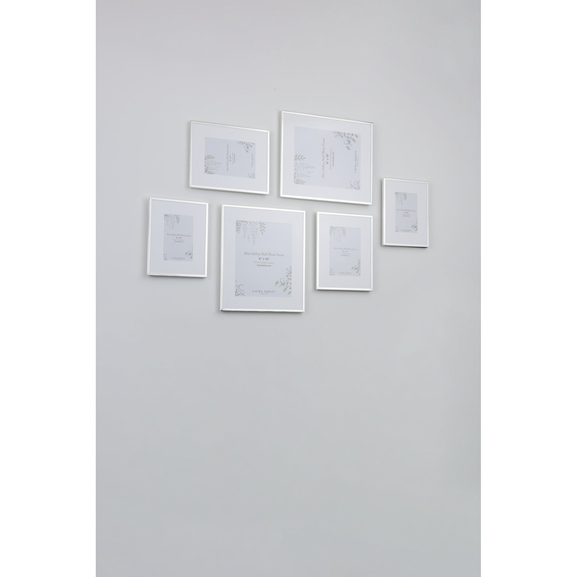 Alisa Set Of 6 Photo Frames In Polished Silver Finish LA3756546-Q