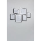 Alisa Set Of 6 Photo Frames In Matt Black Finish LA3756547-Q