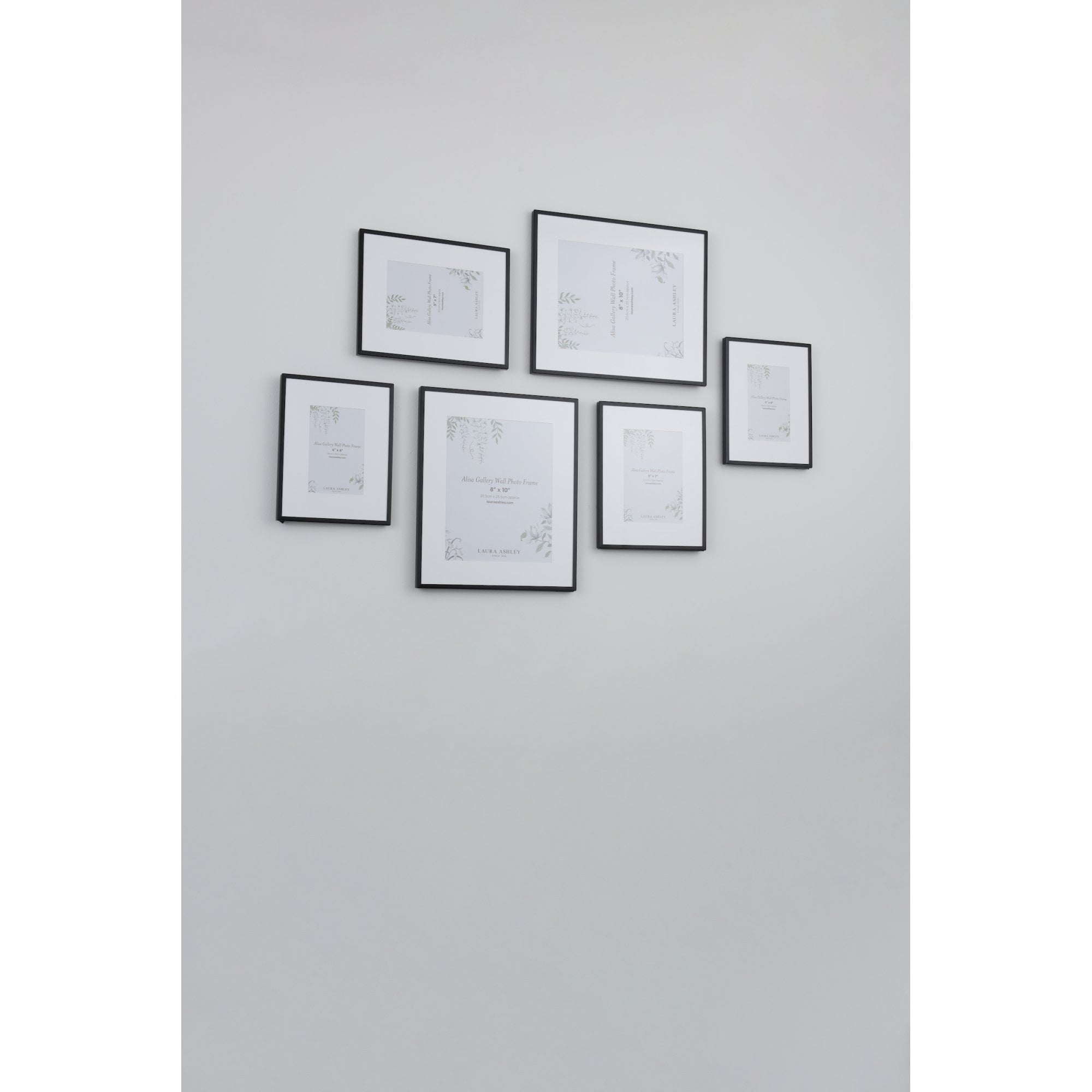 Alisa Set Of 6 Photo Frames In Matt Black Finish LA3756547-Q