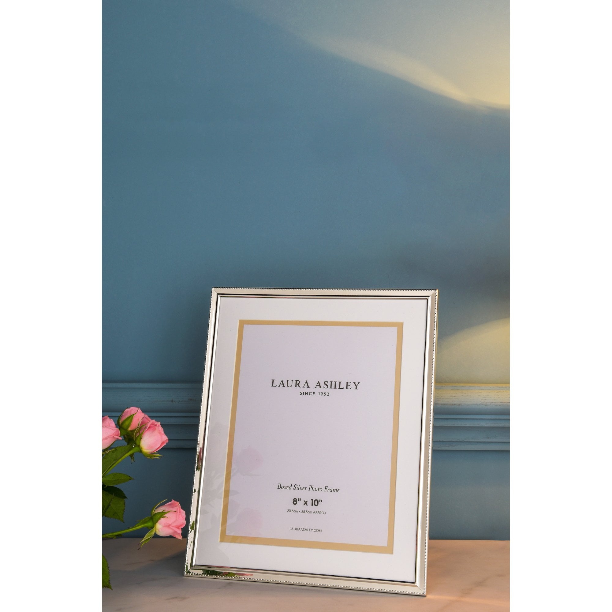 Boxed Photo Frame In Polished Silver Finish 8x10 inch LA3650026-Q