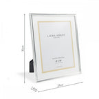 Boxed Photo Frame In Polished Silver Finish 8x10 inch LA3650026-Q