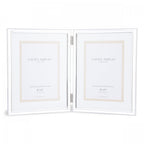 Boxed Doubled Photo Frame Polished Silver 5x7 inch LA3724609-Q