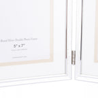 Boxed Doubled Photo Frame Polished Silver 5x7 inch LA3724609-Q