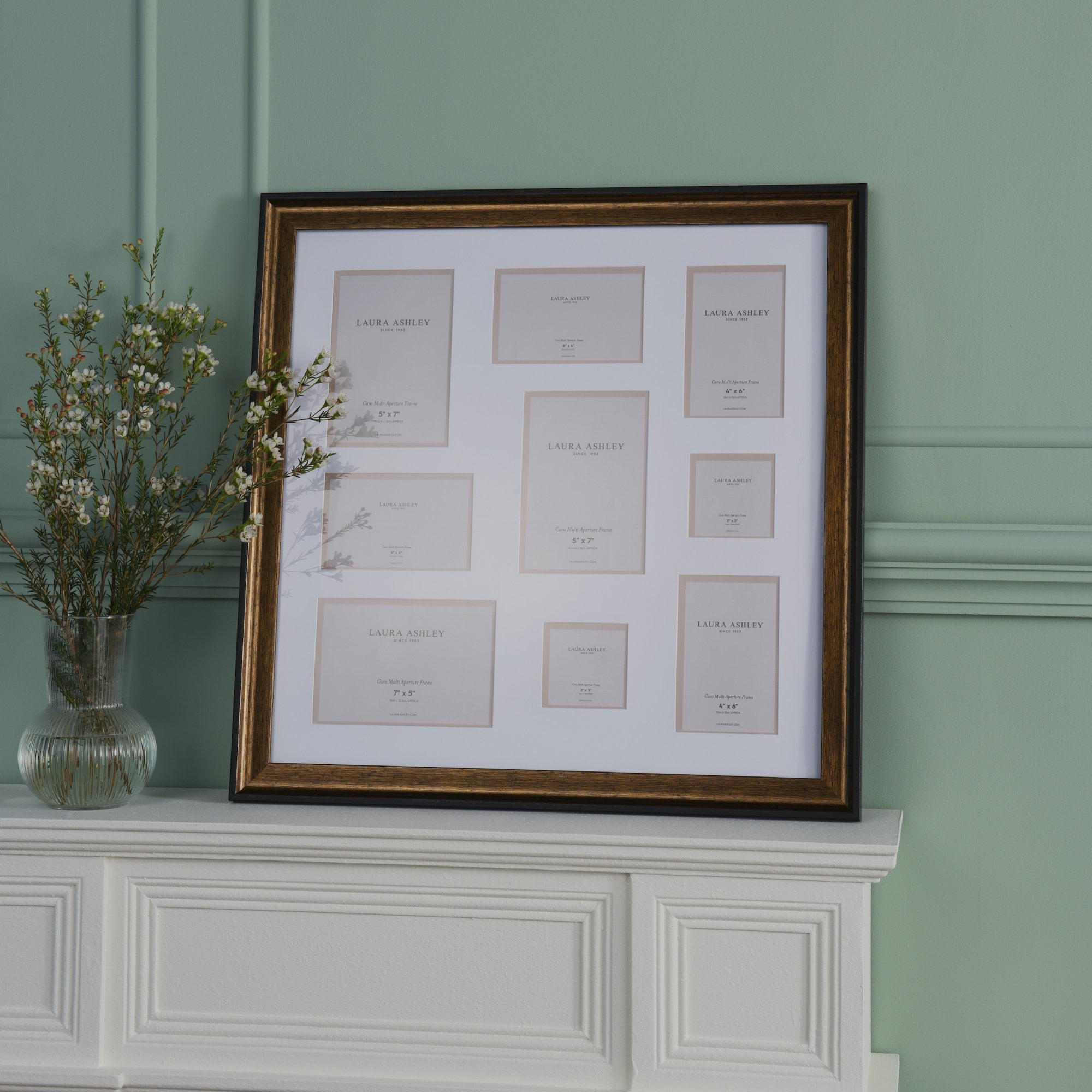 Cara Photo Frame In Bronze Finish For 9 Images LA3756422-Q