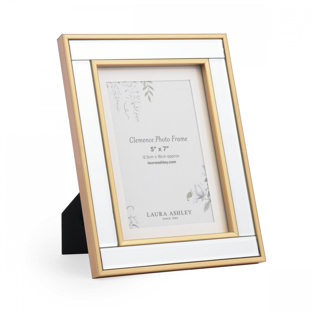 Clemence Photo Frame With Mirror Detailing And Gold Leaf Finish LA3756603-Q