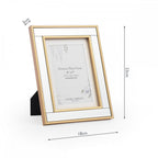 Clemence Photo Frame With Mirror Detailing And Gold Leaf Finish LA3756603-Q