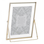 Moira Photo Frame In Polished Gold Finish 5" x 7" LA3756539-Q